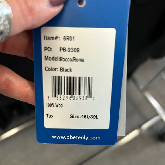 Paul Betenly Black Tuxedo NWT - Picture 4 of 5